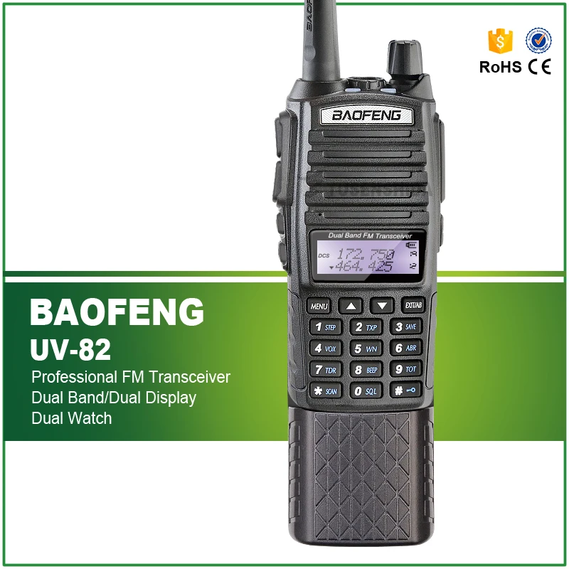 bilder für Neue ankunft dual-band 5 watt baofeng uv-82 mit lange batterie und dual ptt kopfhörer bilder für Neue ankunft dual-band 5 watt baofeng uv-82 mit lange batterie und dual ptt kopfhörer