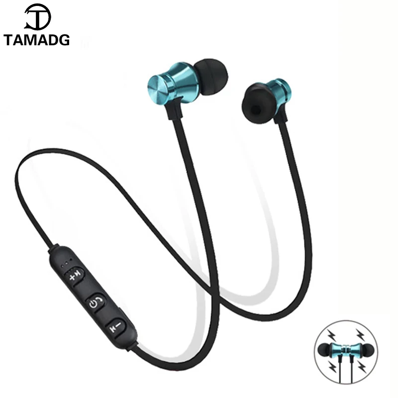 Wireless Earplugs Bluetooth Earphone Fone de ouvido For Phone Neckband Ecouteur Auriculares V4.2 Waterproof Black | Электроника