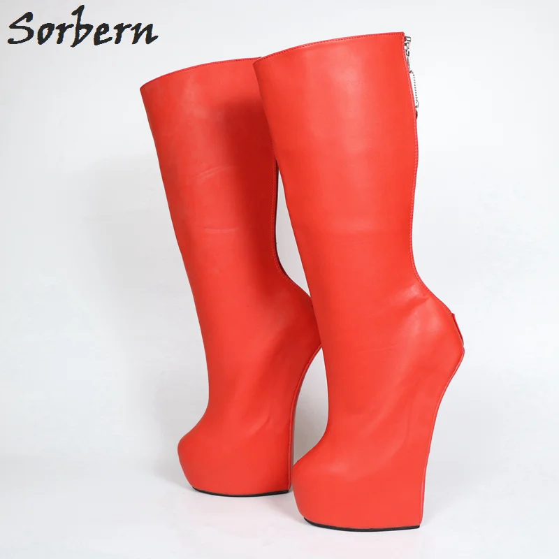 wide calf goth boots