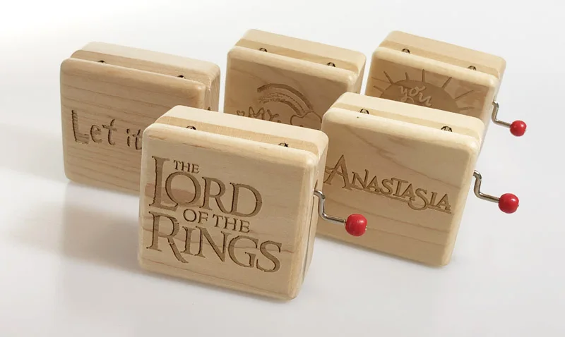 The lord of the rings music box handmade Wooden music box birthday Christmas Valentine's day lovers gifts special free shipping