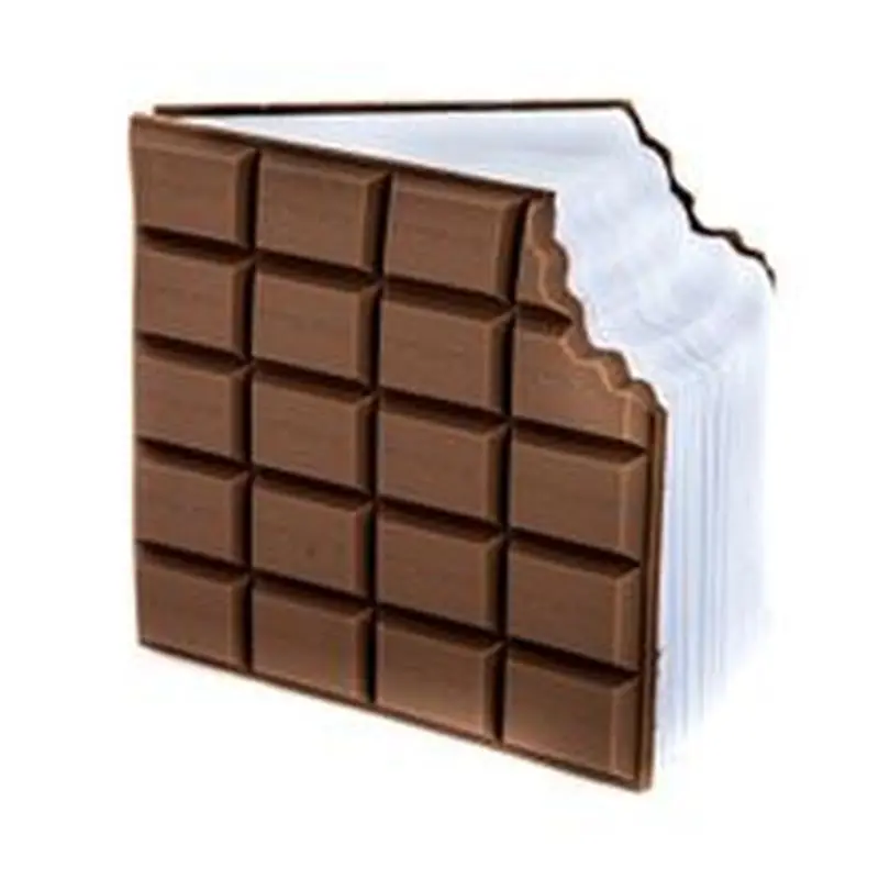

Chocolate Stickers Creative Sticker Diary High Quality Note Notebook Office Supplies 2018 On Sale