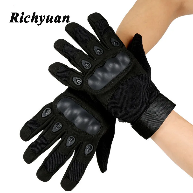 

Us Military Tactical Gloves Outdoor Sports Army Full Finger Combat Motocycle Slip-resistant Carbon Fiber Tortoise Shell Gloves