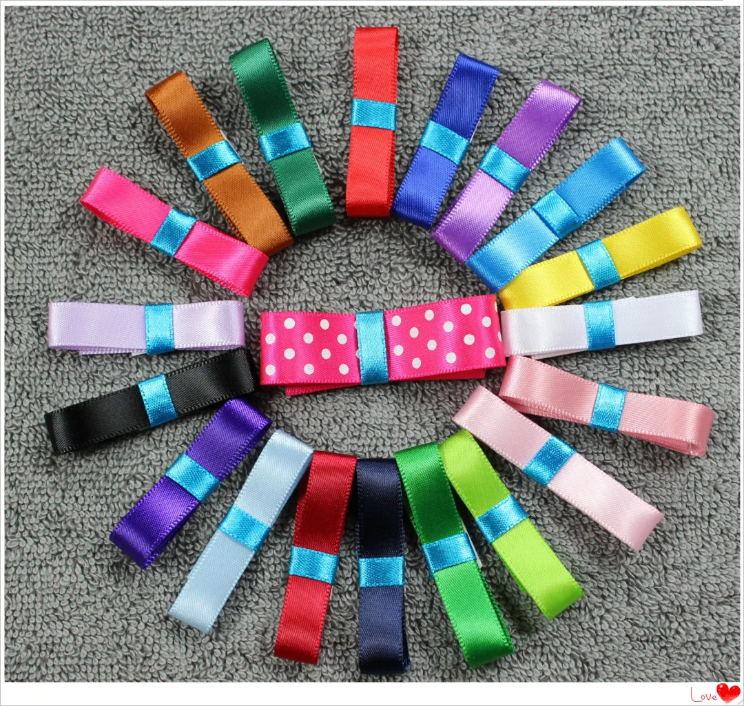 Double Face Ribbon Printed Grosgrain Ribbon Children Hair Accessory