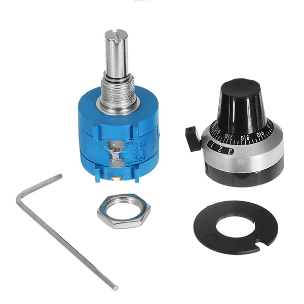 3590S 2 502L 5K Ohm 2W Multi Turn Precision Potentiometer With 10 Turns