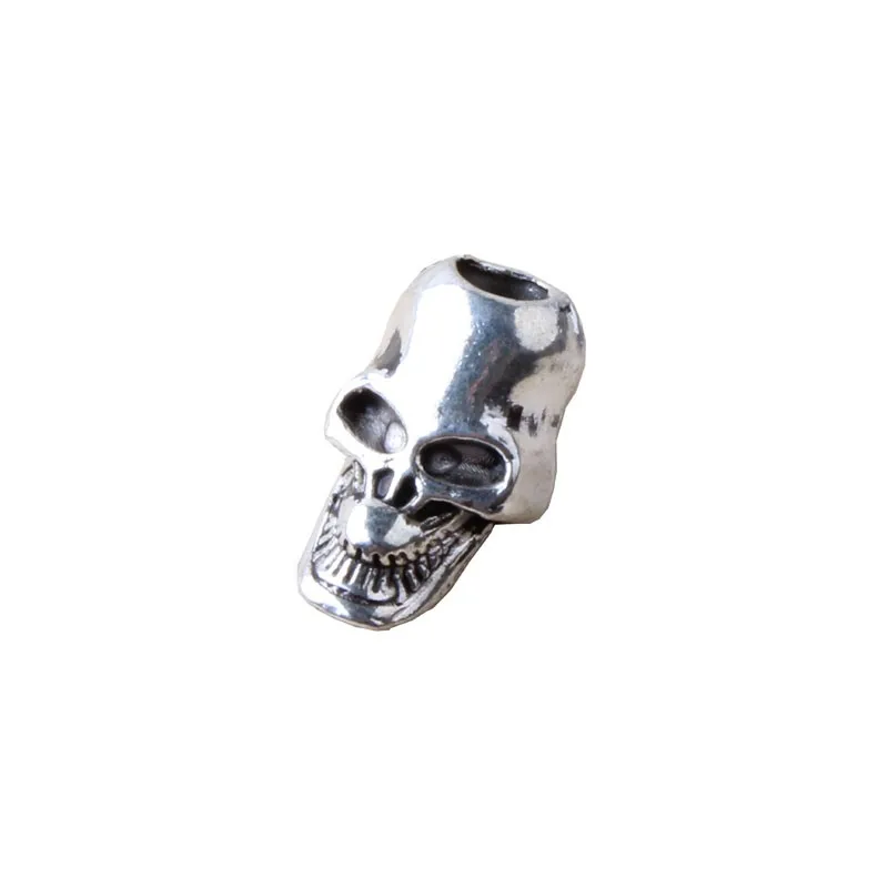 CAMPINGSKY серебряные подвески бусины-черепа, череп паракорды нож мигающий браслет аксессуары