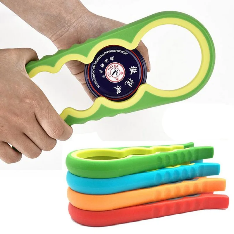1Pc Can Jar Lid Opener Multi Purpose Non slip Twist Cap Bottle Launcher