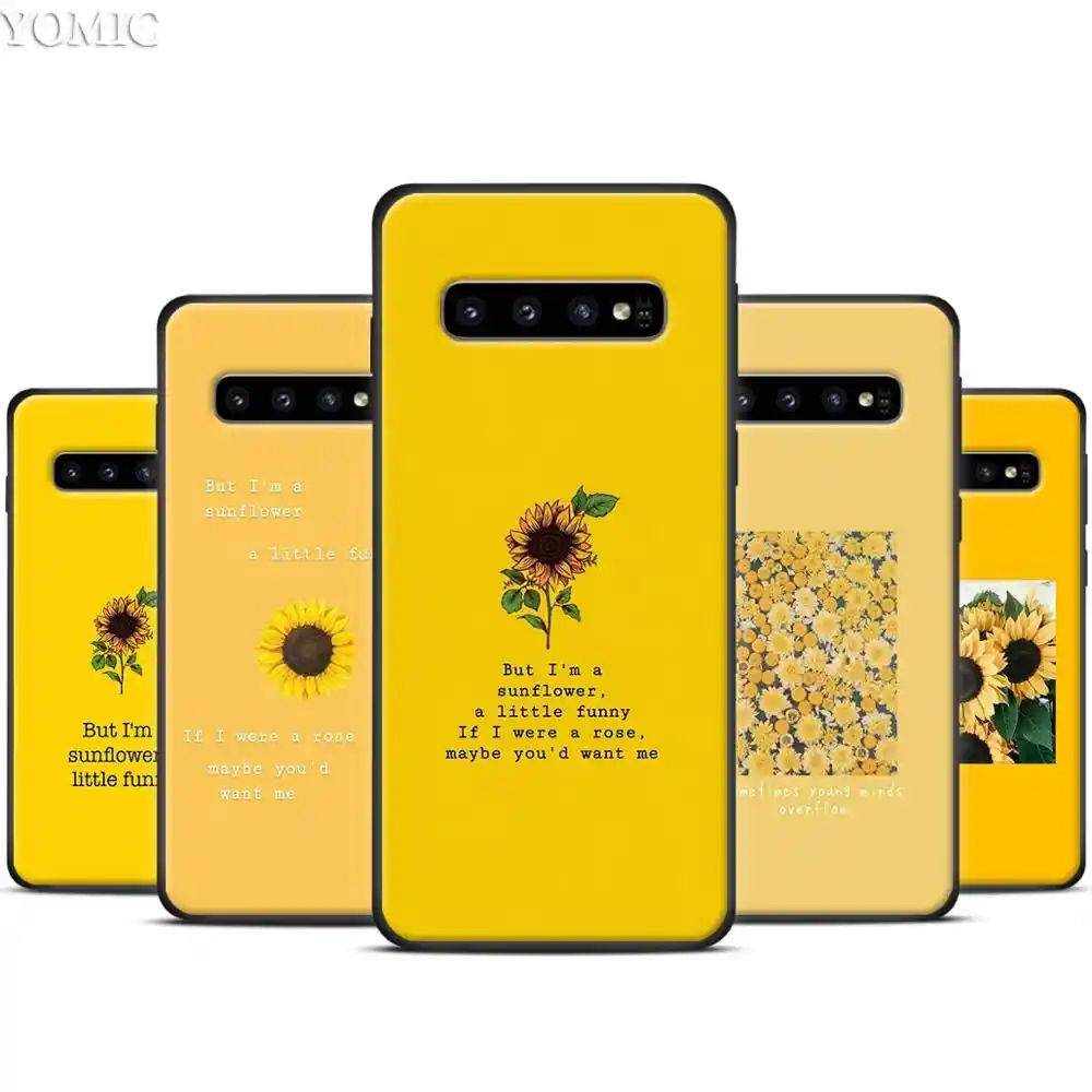 Mandala yellow Samsung S10 Case
