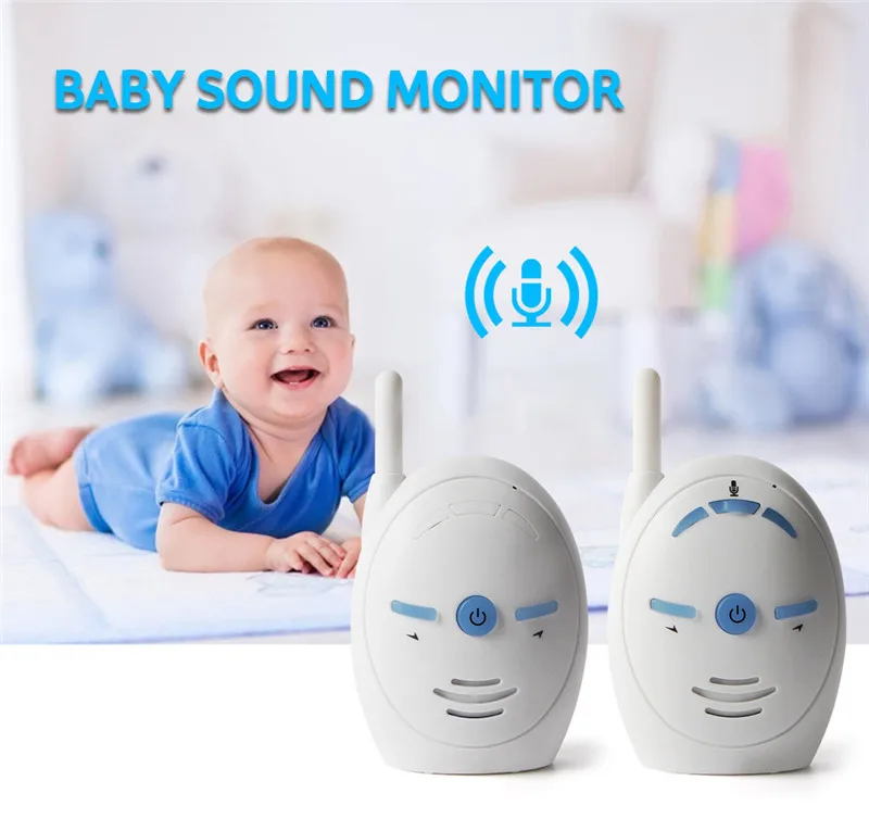 

V20 2.4GHz Wireless Infant Baby Monitor Portable Audio Walkie Talkie Kits Baby Phone Alarm Kids Radio Intercoms Nanny Babysitter