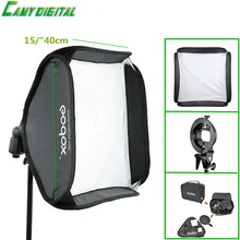 Godox s-type кронштейн боуэн гора + софтбокс 15 “/40 см комплект для камеры flash/speedlite/сот/softbox/салон блюдо/зонтик, и т. д.