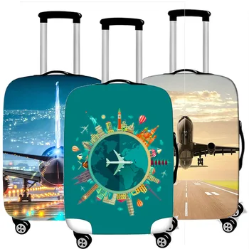 

Creative Aircraft 3D Luggage Cover Protective Case Waterproof Thicken Travel Suitcase Cover Apply 18 - 32 Inches XL Accessorie