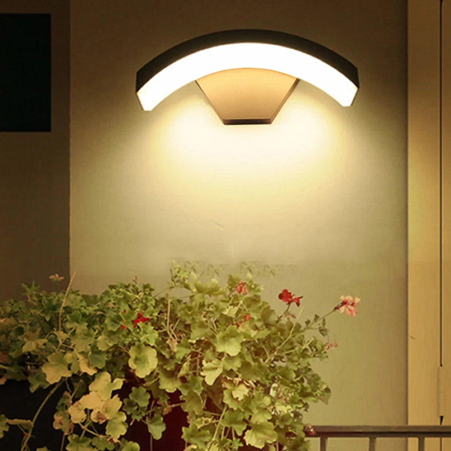 Thrisdar 12w Outdoor Waterproof Led Wall Lamp Garden Corridor