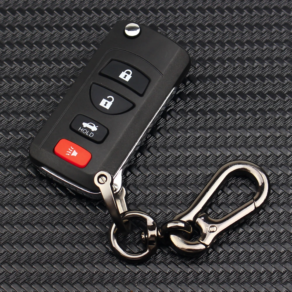 Chiave telecomando per Nissan Tiida LIVINA X-Trail QASHQAI Paladin 2003-2007 Sunny Sylphy 4 Bottoni -