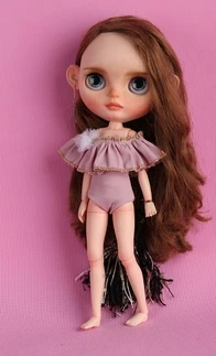 Милый купальник Blyth, 1 комплект, модный купальный костюм для кукол Blyth, аксессуары, Одежда для кукол - Цвет: D