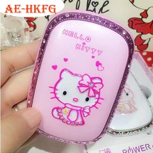Cartoon Design Hello Kitty with lighting Power Bank 6000mAh Portable Battery Charger For all Mobile Phone