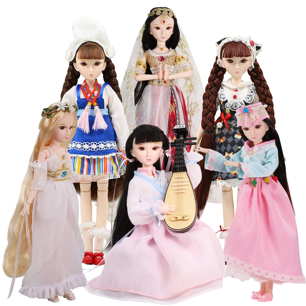 XIAO JING DOLL 1/6 bjd dolls Национальный Стиль 25 см русская австрийская девочка греческая SD