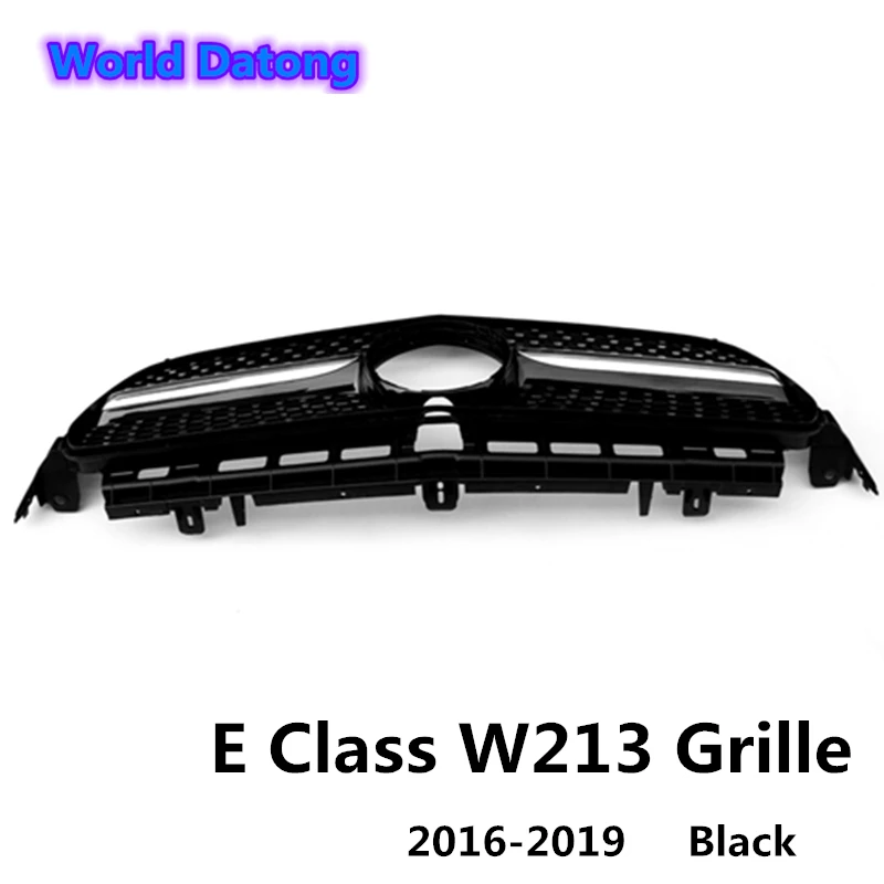 W213 бриллиантами черный гриль сетки для MercedesW213 E Class E350 E300 E400 4-дверный седан-н