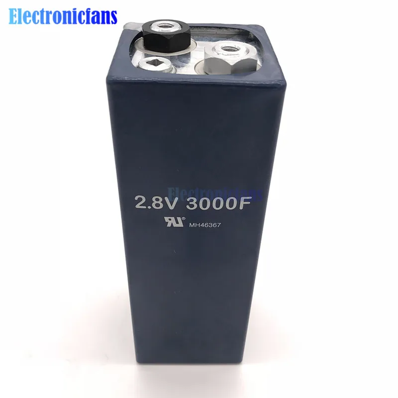 

2.8V 3000F 2.8V3000F 158*51mm Super Capacitor Ultracapacitor Low ESR High Frequency Super Farad Capacitor for Car Vehicle