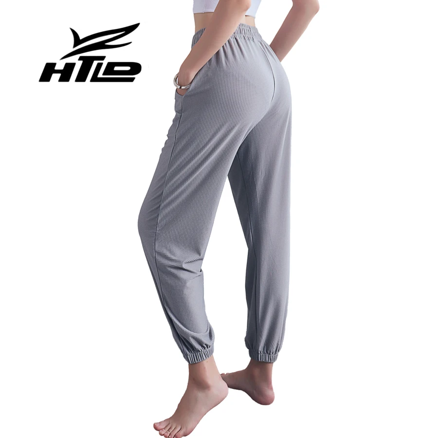 

HTLD Women Loose Breathable Harem Pants Fitness Trousers Workout High Waist Sweatpants wide leg Joggers Pants Pantalon femme
