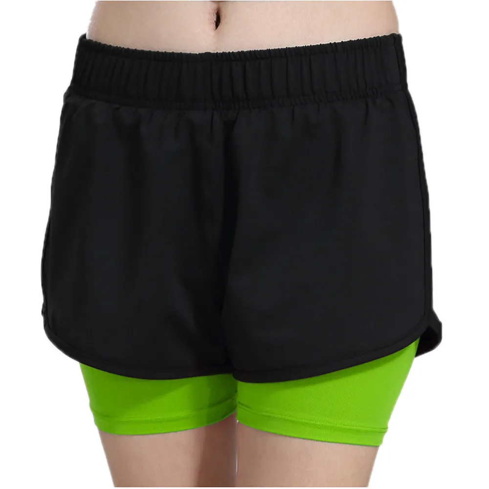 2019 Women's casual cotton sexy yoga shorts running shorts yoga jogging lightproof hot yoga shorts ladies gym fitness 40J1 (2)