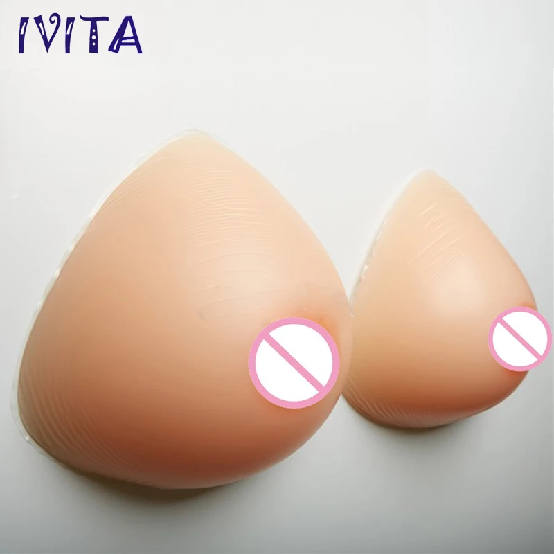 IVITA 6000g Large Boobs Realistic Crossdresser Silicone False Breast Form Enhancer For Men Transgender