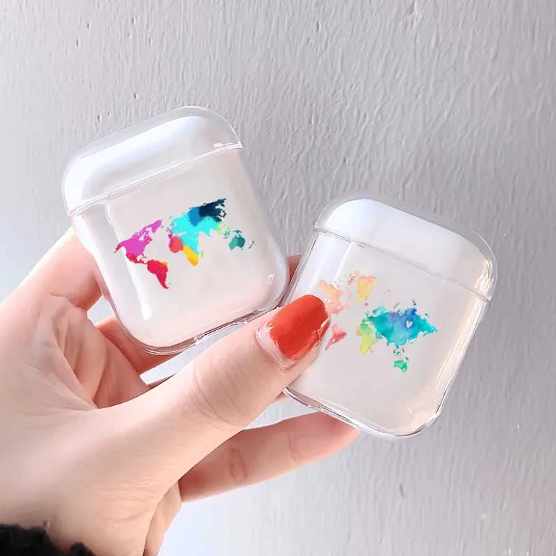 

Couple Case For Apple Airpods Cover Transparent hard case for Apple Airpods case Headphone accessories protective cover