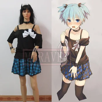 

Free Shipping Ansatsu Kyoushitsu Shiota Nagisa Cosplay Costume Uniform Skirt