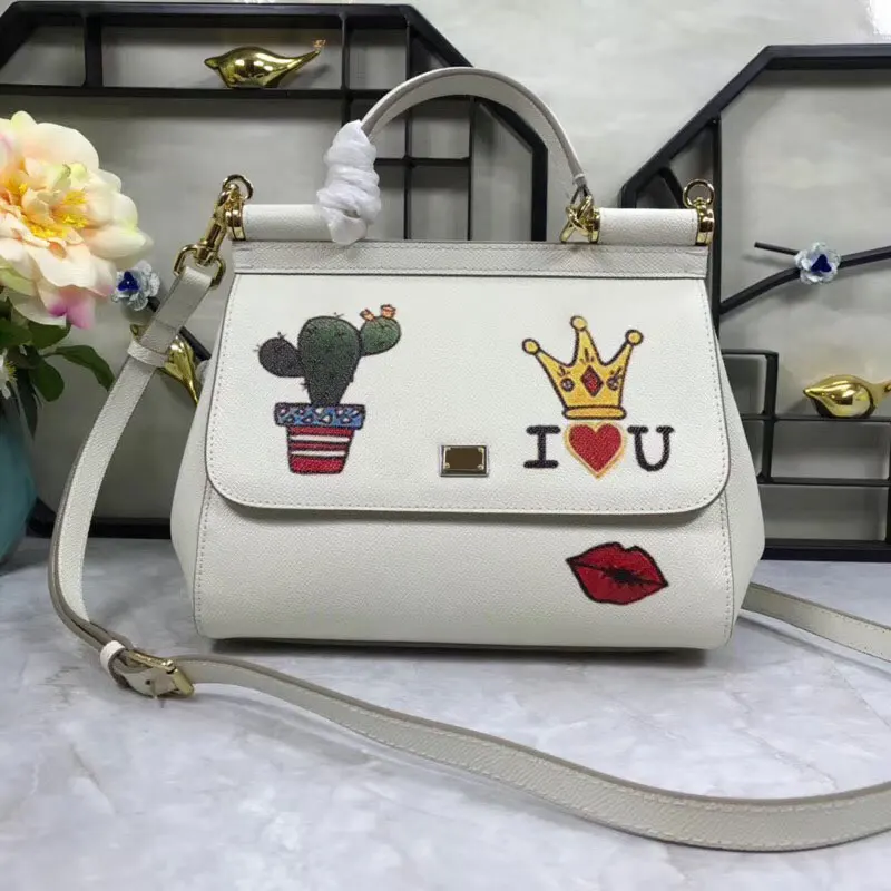 

2019 cute cactus decorative single shoulder straddle lady bag ILOVEU handbag