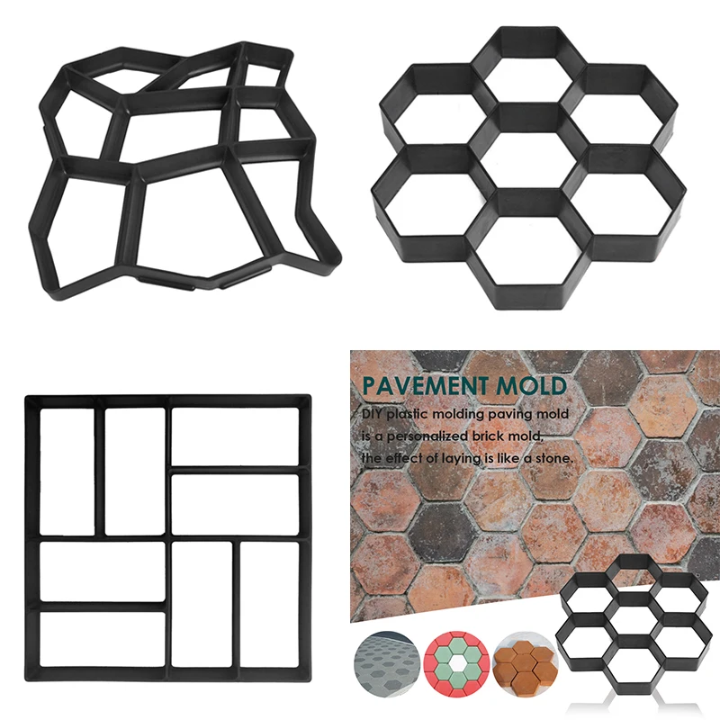 Garden Walk Pavement Mold Diy Manually Paving Cement Brick Concrete Molds huismerk kopen in de aanbieding Garden Walk Pavement Mold Diy Manually Paving Cement Brick Concrete Molds huismerk kopen in de aanbieding