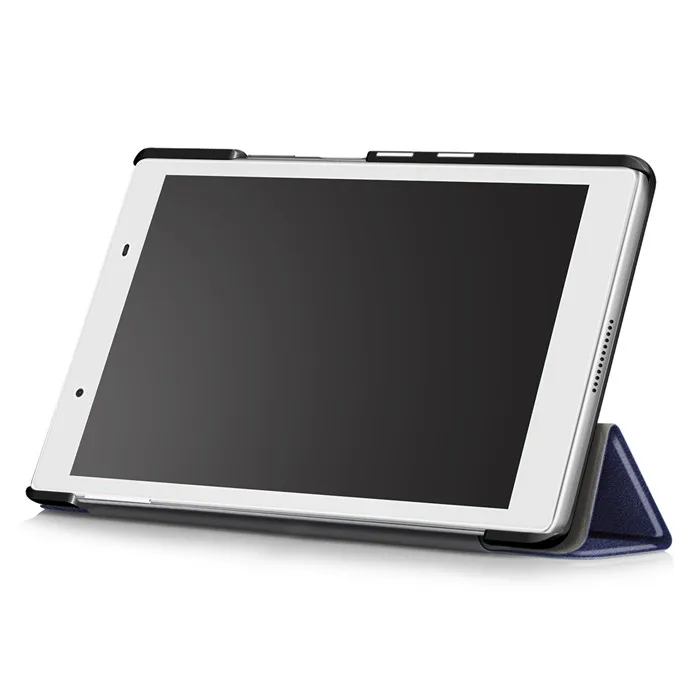 PU Чехол-подставка для lenovo Tab 4 8 TB-8504 TB-8504F TB-8504N(TAB 4 8) планшет+ 2 шт протектор экрана