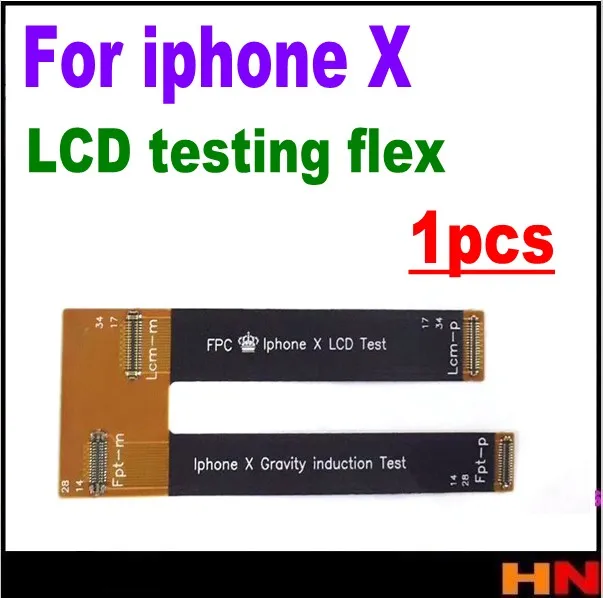 1 iphone 5 × ix交換部品液晶ディスプレイのタッチスクリーンデジタイザテスターのテストテストフレックスケーブルリボン修理flex
