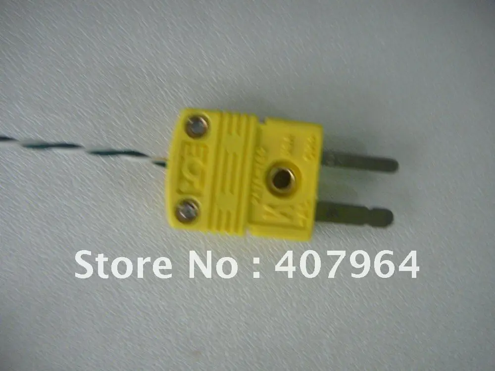 Термопара типа K с соединителем OMEGA 2*0 2 мм Длина 2000 мм|thermocouple type|type thermocouplek thermocouple |