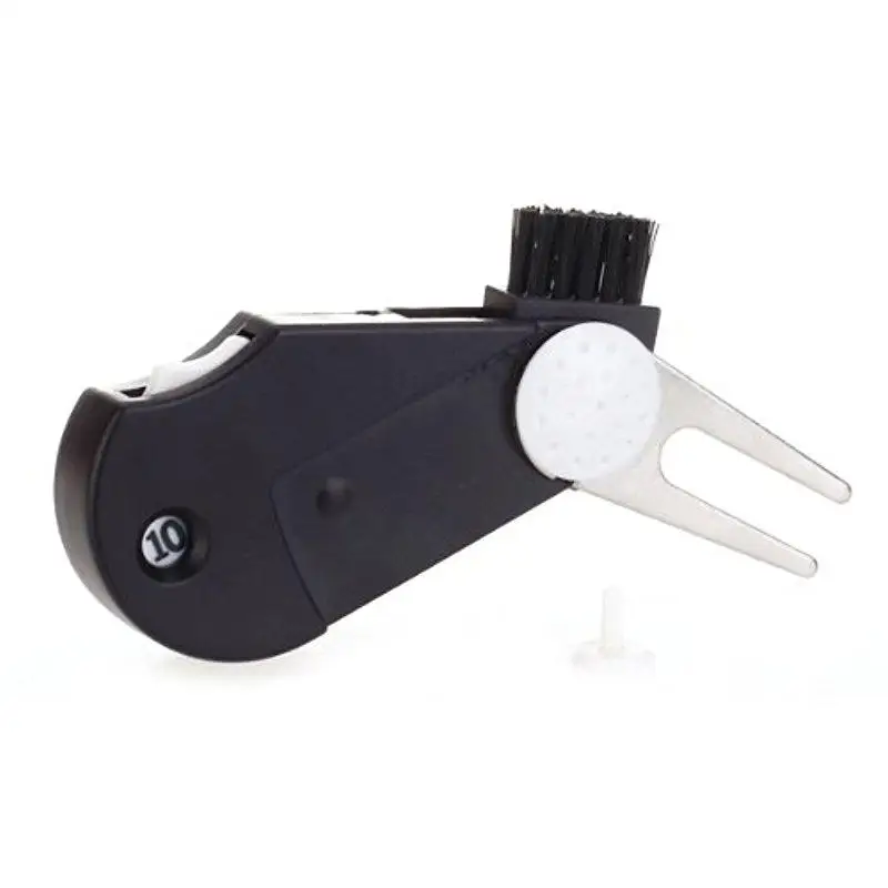 LumiParty Golf Trainer 5-in-1 Pocket Multi-functional Tool Kit Divot Groove Cleaner Brush Ball trainer Score Counter | Спорт и