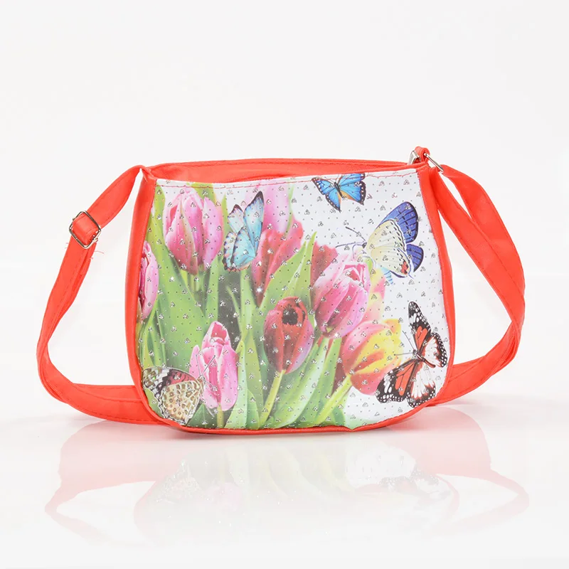 

Women Girl Messenger Bag Mini Lovely Cross Body Bag For Baby Children Butterfly Print Shoulder Bags BookBag