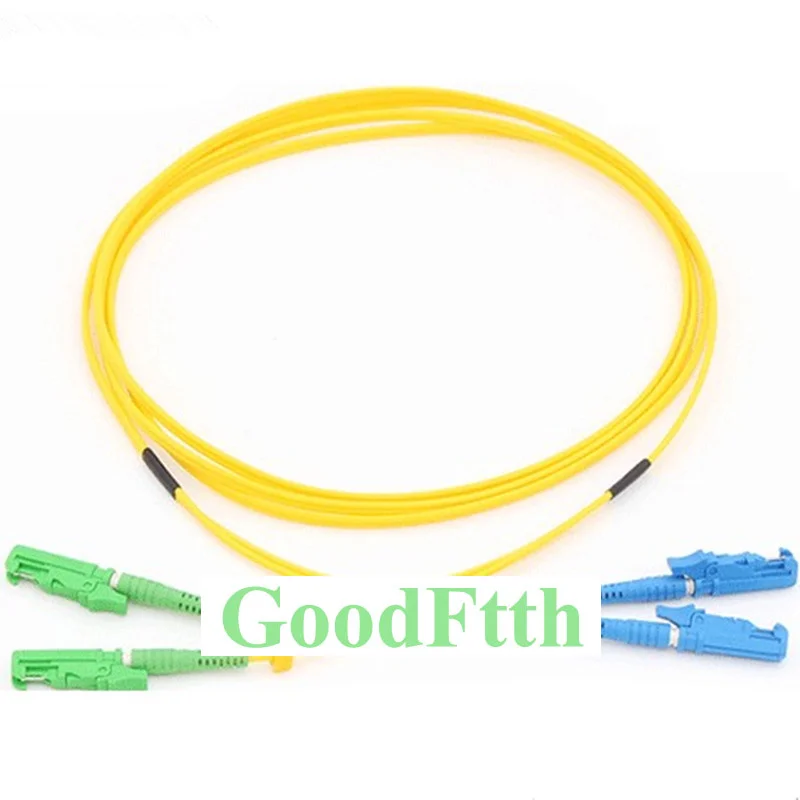 

Fiber Patch Cord Jumper E2000/APC-E2000/UPC SM Duplex GoodFtth 20-50m