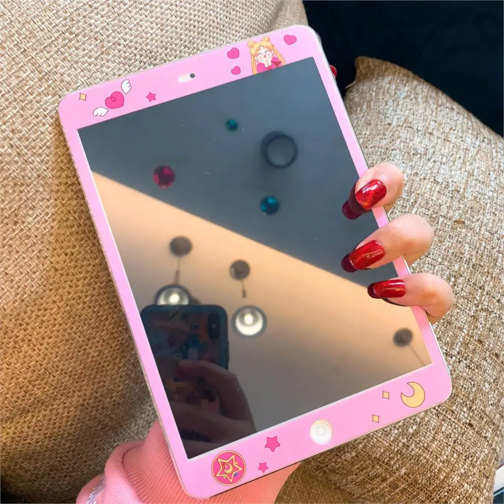 

Tempered Glass For Apple iPad 2018 2017 Pro 9.7 inch Screen Protector For iPad Air Air2 Protective Galss Film Cute Sailor Moon