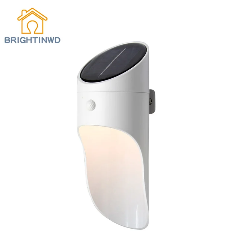 

BRIGHTINWD Solar Outdoor Lamp Led Wall Lamp Body Induction Light Solar Light Waterproof Garden Solar Lamps Outdoor Waterproof
