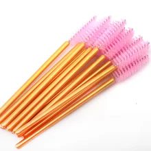 

Gold Brush for Eyelash and Eyebrow Disposable Brush High Quality Brushes for Eyelash Extension Makeup Tools