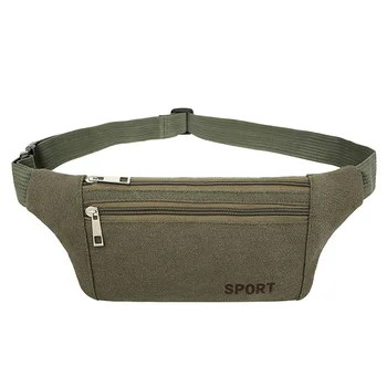 

CCRXRQ Casual Close-fitting Waist Packs Summer Unisex Waist Bag Fashion Canvas Travel Hip Bag Money Phone Belt Pack