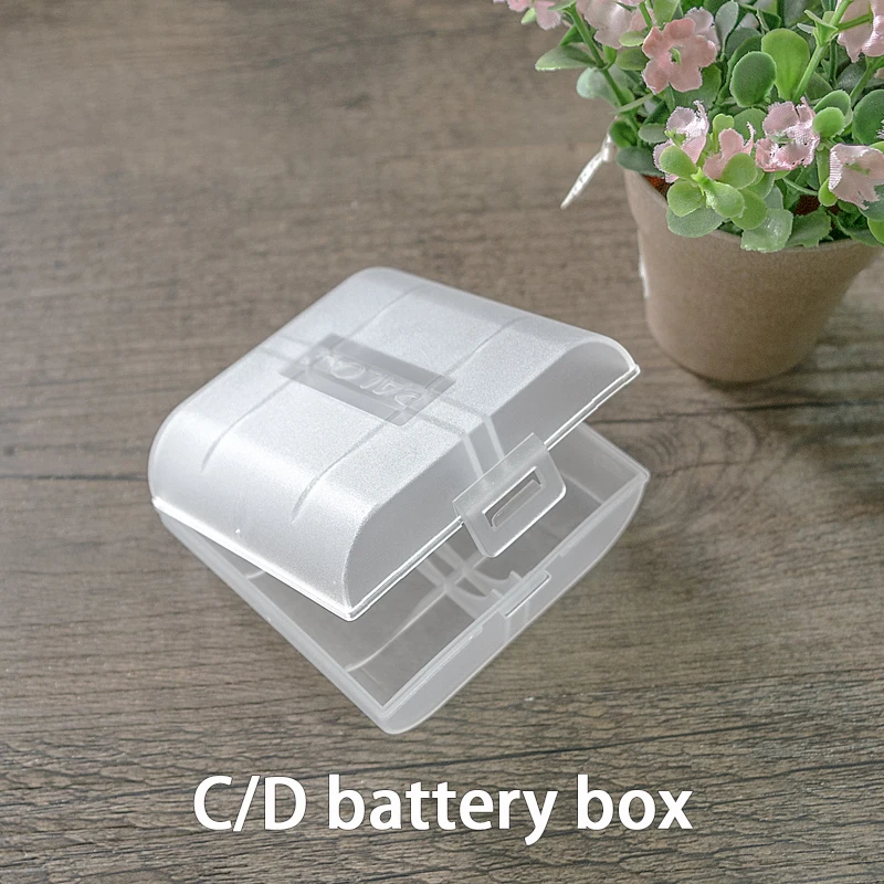 PALO C D Batteries box 2pcs / set portable small battery holder hard plastic pretty storage