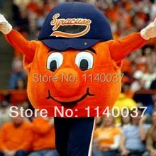 Талисман оранжевый бейсбольный костюм талисмана Модный на заказ костюм аниме маскарадный комплект маскот тема маскарадный костюм карнавальный костюм