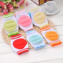 Горячая Новинка Безопасности Ползания защиты Локоть Подушка для новорожденного мальчика Девочки Дети Ясельного возраста милые детские конфеты цвет перчатки наколенники