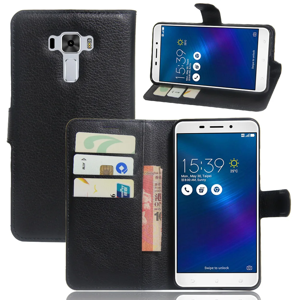 Чехлы для телефонов Asus Zenfone 3 Laser ZC551KL, 30 шт./партия, чехол из искусственной кожи Кошелек защитный чехол для Asus Zenfone 3 Laser ZC551KL