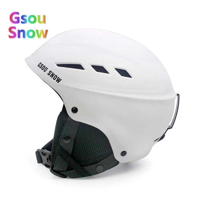 Gsou Snow Brand зима взрослых сверхлегкий открытый Лыжный Спорт спортивные Для женщин шлемы Для мужчин Сноубординг зимних видов спорта