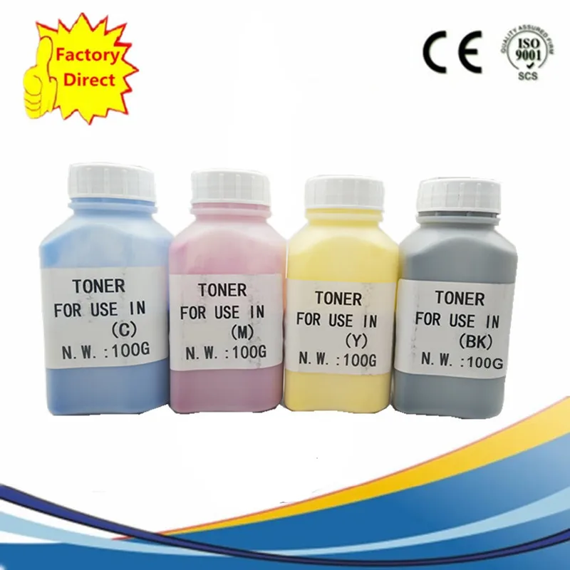 

100G Color Laser Toner Powder Kits laserJet Pro C M1312 M1312NFI M1312 M1300 M1300NFI CM-1312NFI CB540A 125A Printer