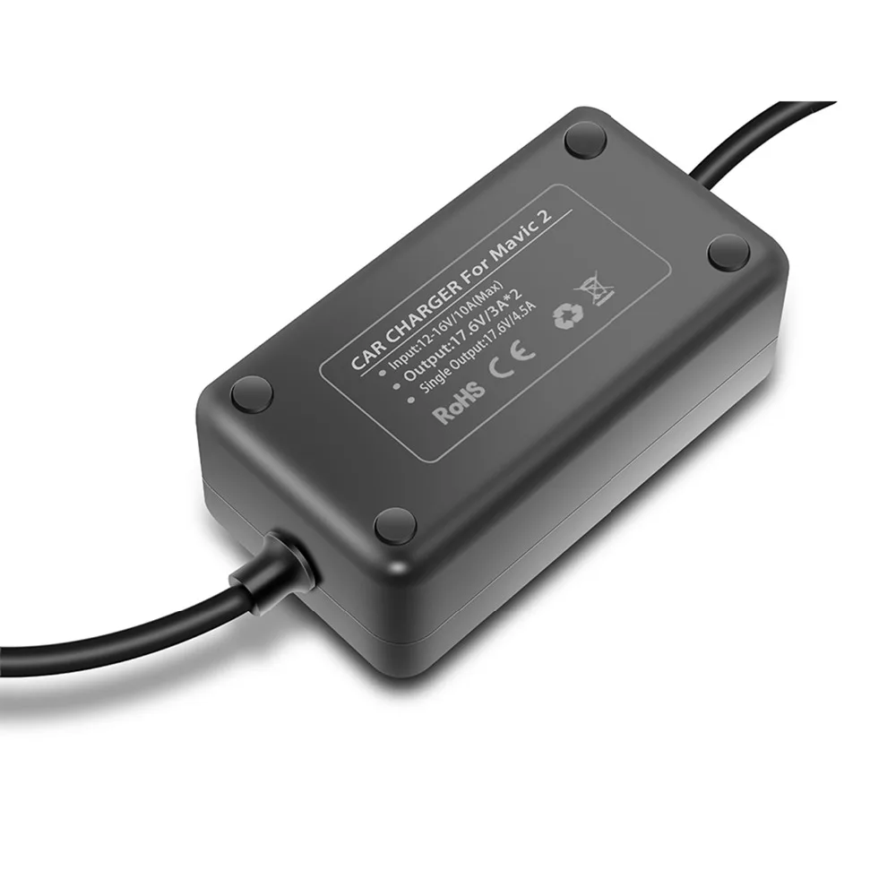 1-2 Автомобильное зарядное устройство для DJI Mavic 2 Pro Zoom Drone батарея с 2 батареями Быстрая зарядка концентратор путешествия транспорт наружные аксессуары