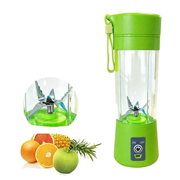 400ML Portable Juice Blender USB Juicer Cup Household Multi-function Fruit Mixer Six Blades Mixing Machine Smoothies Baby Food |
