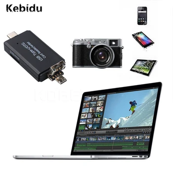 

Kebidu Wholesale Multifunction Converter Smart Card Reader Type-C USB 2.0 Micro USB(type B) SD/MMC slot Micro SD/TF slot