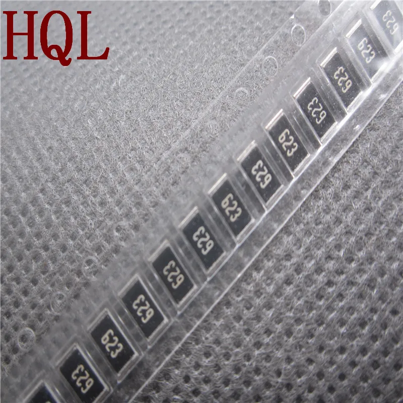 200pcs 2010 5 62K 0.5W SMD Chip Resistor resistors 62K Marking623 62K