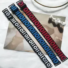 Бюстгальтер нижнее белье на бретельках 110 наплечный ремень с вышитыми буквами бретельки на одно плечо Расширенный плечевой ремень