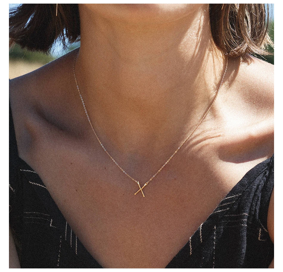 E-манко модные ожерелье с подвеской простые классические длинные цепи квадратный медные ожерелья Золото Цвет ленты ювелирные изделия для Для женщин
